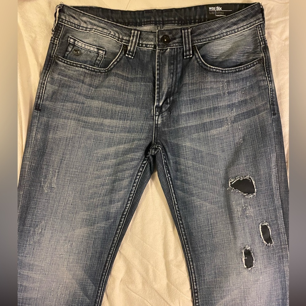 Buffalo David Bitton dark blue mens jeans
